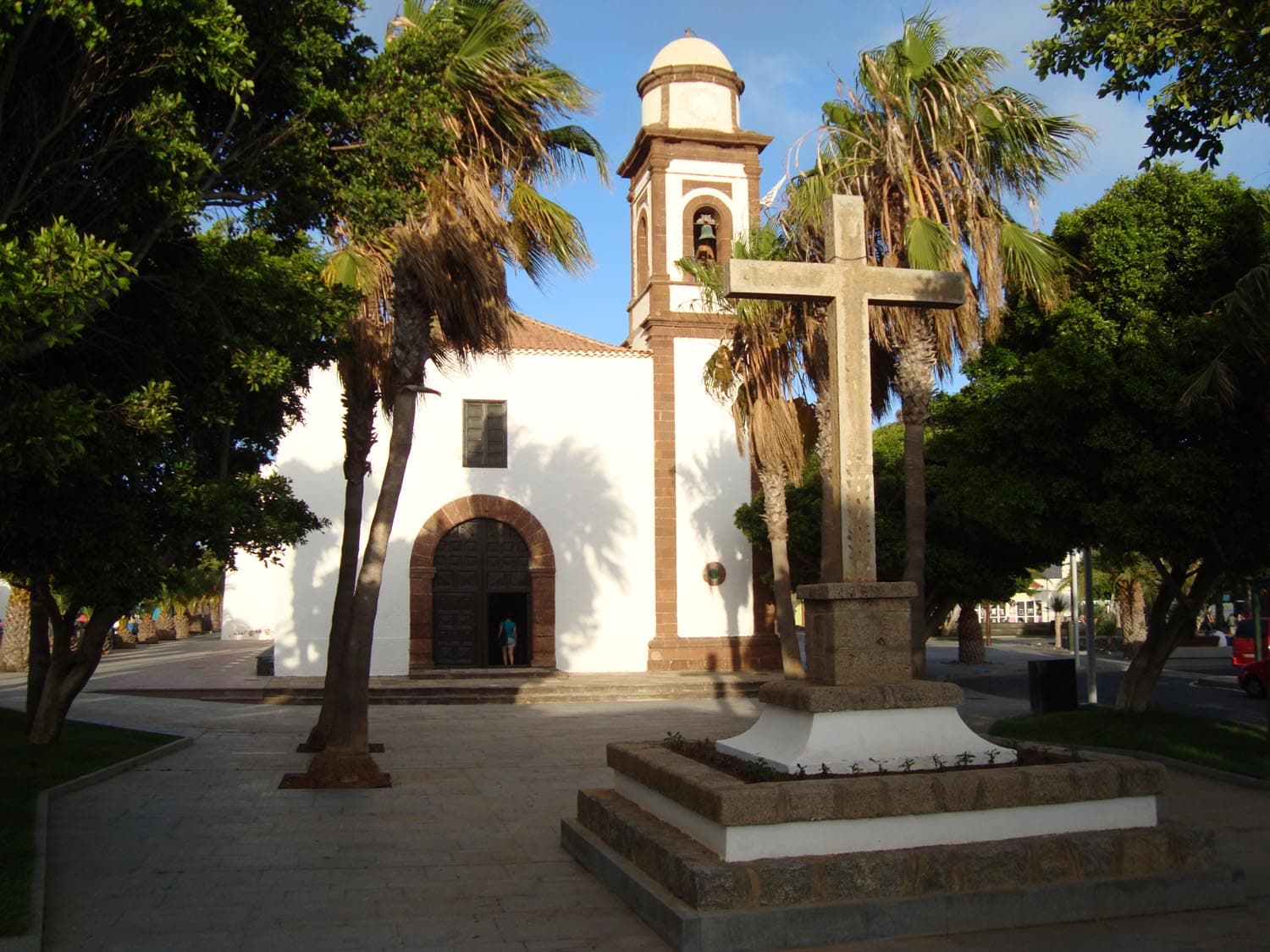 Ilustración de la Iglesia de La Antigua en Fuerteventura